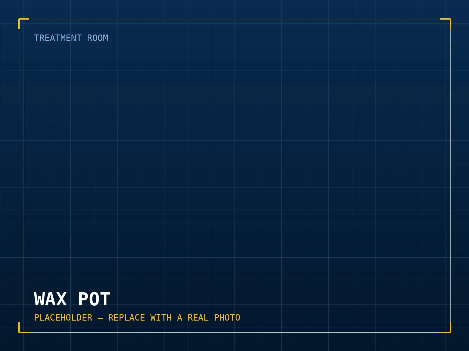 Placeholder image for a photo of the wax pot at working temperature